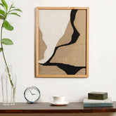 Sebastian Embroidered Rectangle Wall Art
